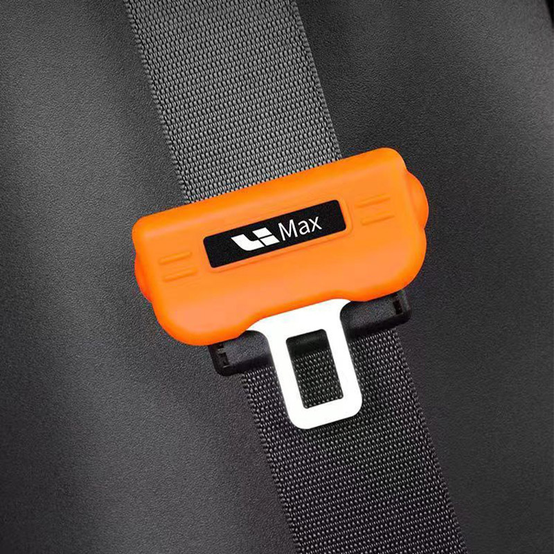 Leather Car Seat Cover - 理想L8 L9 車用スタイリングシートベルトインサート 2022-2025 シートバックル保護レザーカバー 車両安全用オートアクセサリー