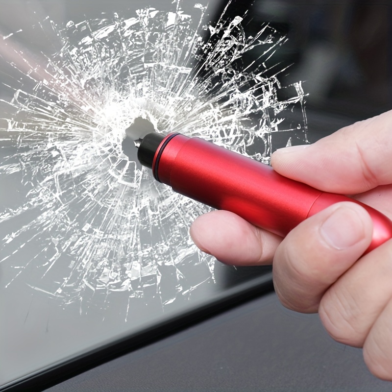 Car Emergency Tool Kit - 2026年新型車用緊急脱出ツール、窓割りハンマー、安全ハンマー、金属製車窓割り器、小型で省スペース