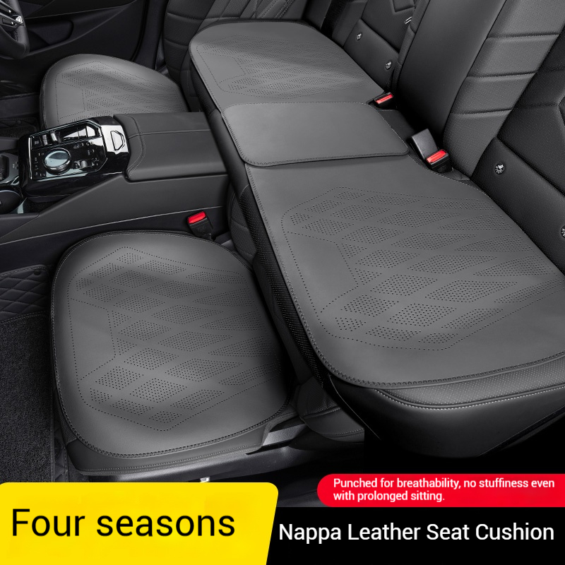 Leather Car Seat Cover - 車用ナッパレザー通気性シートクッション、シボレークルーズ、ボルト、アベオ、スパーク、オニキス、キャプティ、キャバリエ、ソニック用カーシートカバー