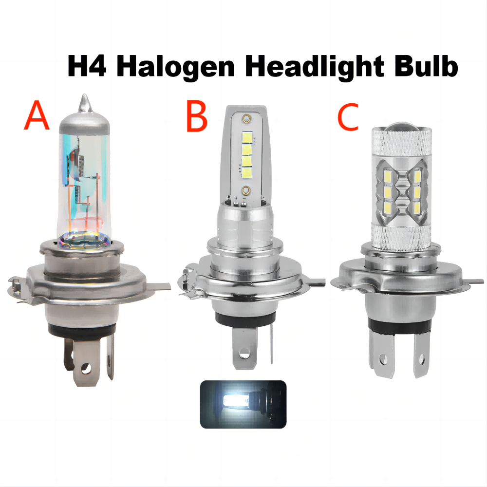 Accessories Car Near - H4ハロゲンヘッドライト電球、自動車用モーターサイクルフォグライト、ファーネスライトバルブ、汎用交換用アクセサリー