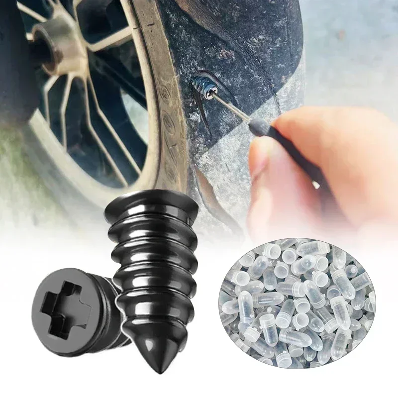 Car Emergency Tool Kit - 10-30 個緊急タイヤパンク修理釘ユニバーサル車オートバイバイク真空タイヤ修理釘クイックフィックスツールキット