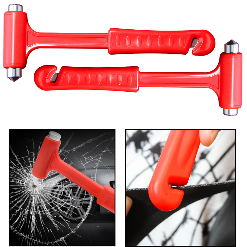 Car Emergency Tool Kit - 車の安全ハンマー緊急脱出ツールキット車のウィンドウブレーカーガラスハンマー自動車シートベルトカッター車両脱出ツールハンマー