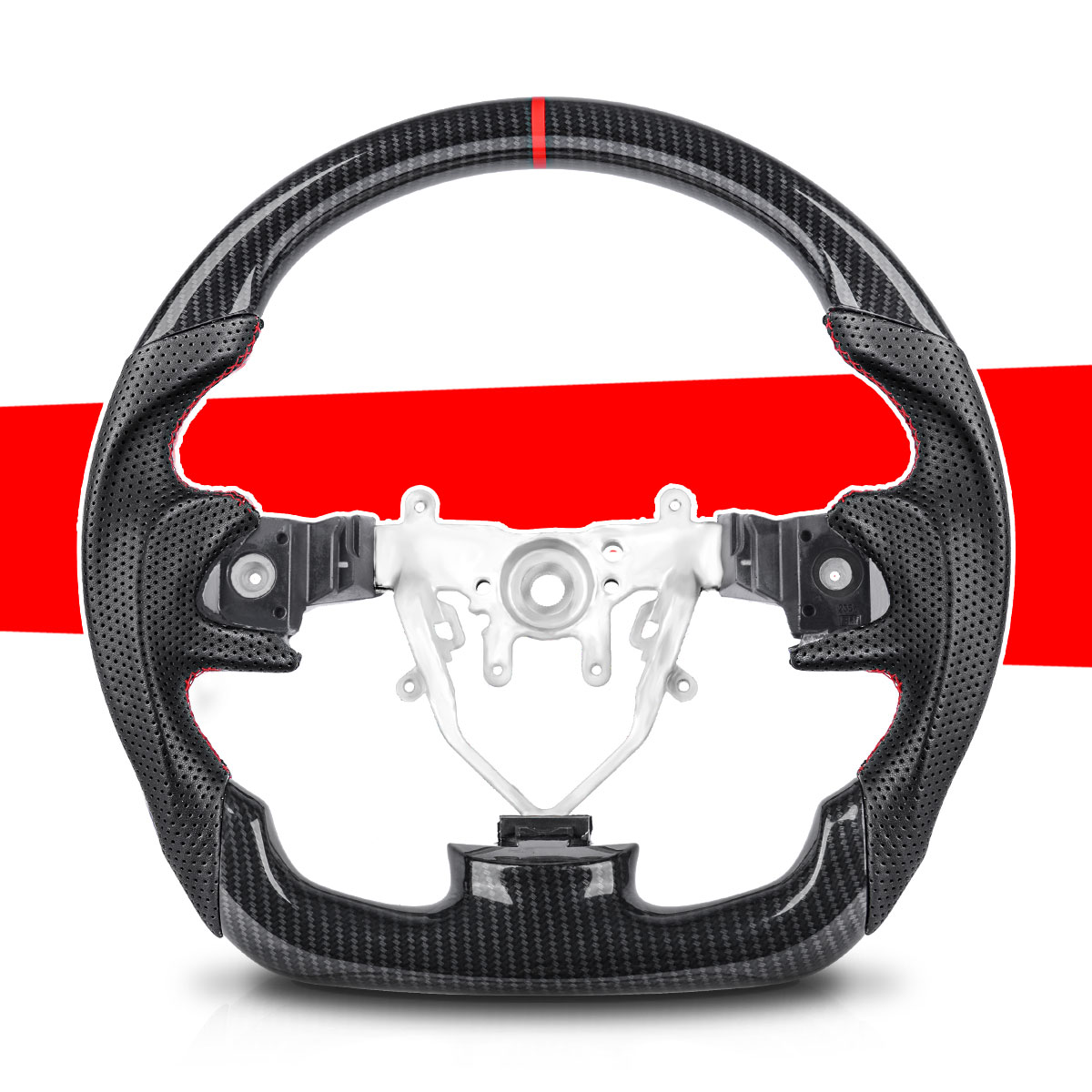 スバル-カーボンファイバーカーステアリングホイール,ハイドロ - Car Accessories For Steering Wheel のレビューと価格