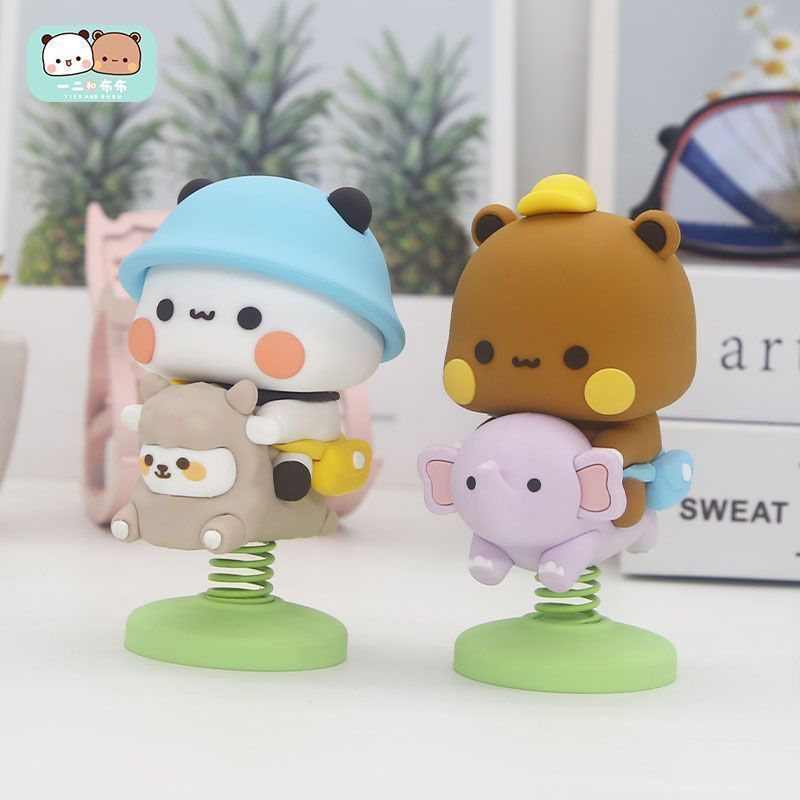 Yier Bubu スプリングスイングフィギュア かわいい漫 - Car Accessories Inside のレビューと価格
