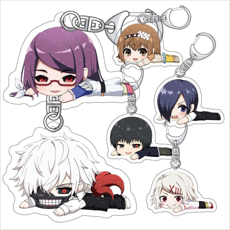 ホットアニメキャラクター 東京喰種 アクリルカーキーホルダー - Car Accessories In Tokyo のレビューと価格
