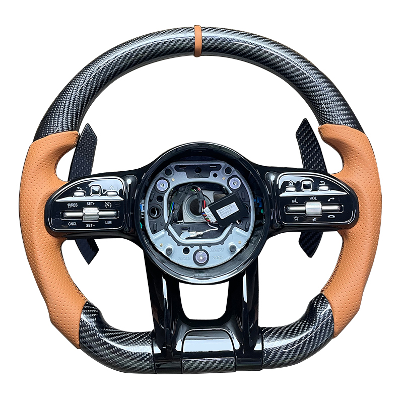 車内アクセサリー カーボンファイバーステアリングホイール G - Car Accessories For Steering Wheel のレビューと価格
