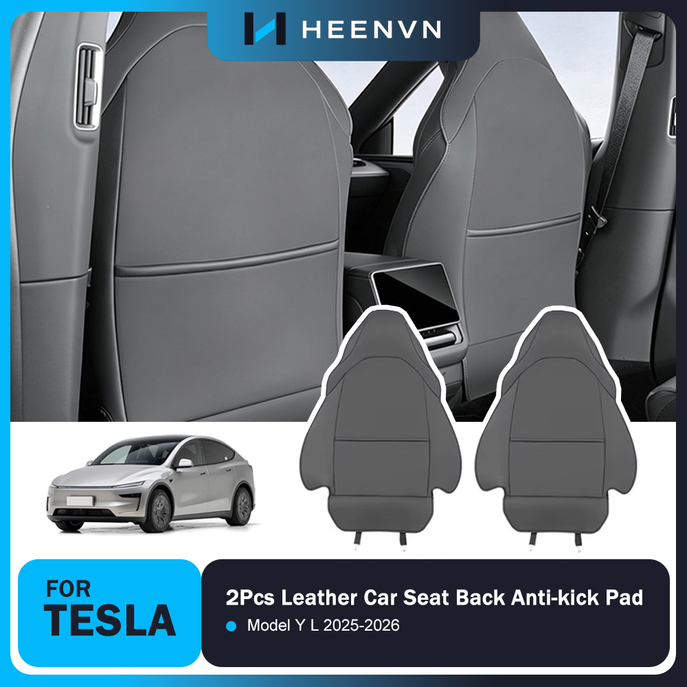 Heenvn 2個入り レザー製 車用シートバック アンチキ - Leather Car Seat Cover のレビューと価格