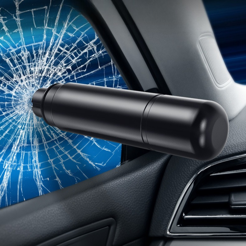 車の安全ハンマー 自動緊急ガラス窓ブレーカー シートベルトカ - Car Emergency Tool Kit のレビューと価格