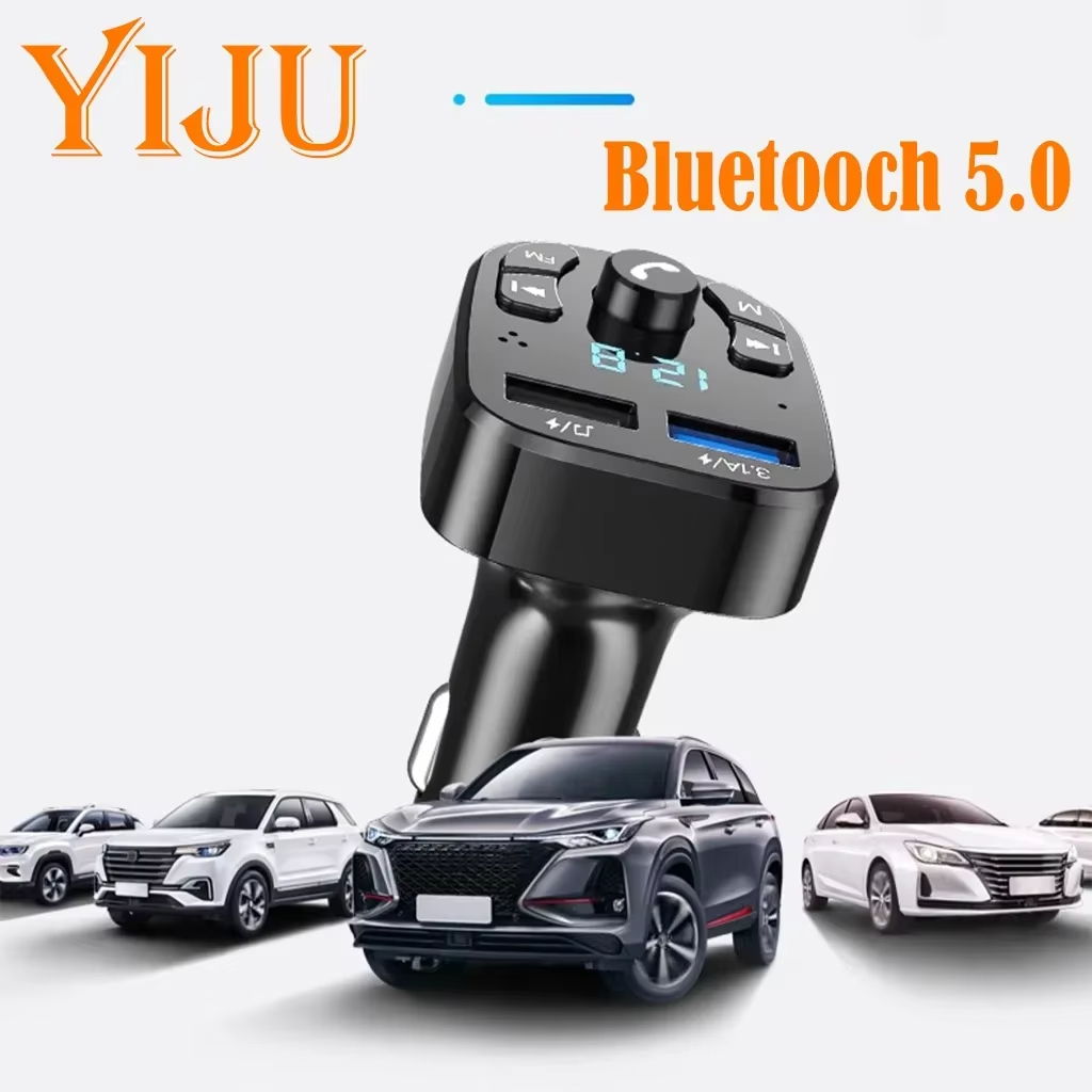 車の Bluetooth 5.0 Fm トランスミッター、ワ - Wireless Car Charger のレビューと価格