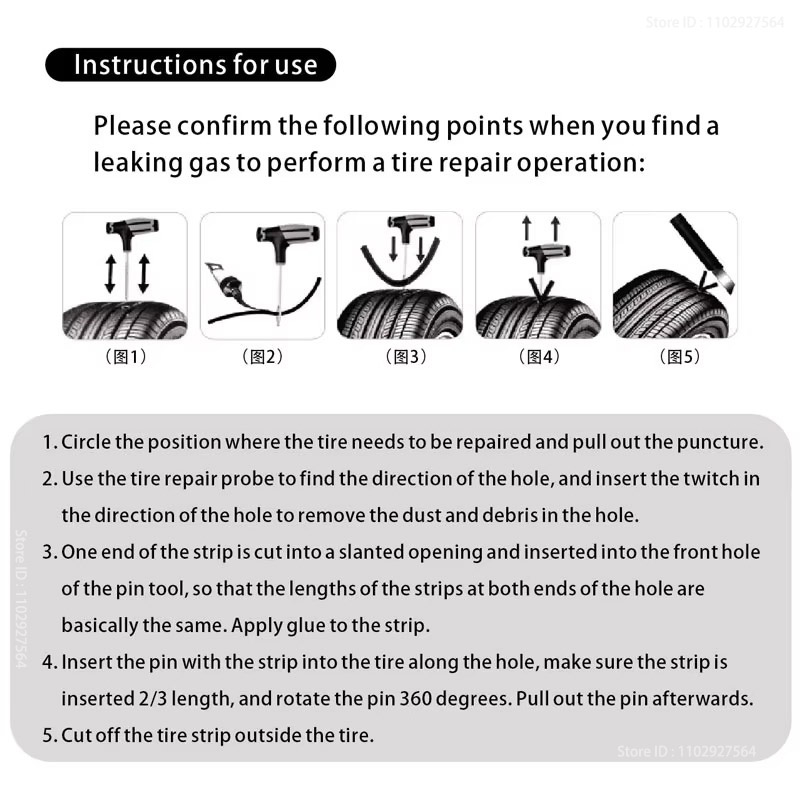 新車タイヤ修理キット パンク修理ツール タイヤパンク緊急用  - Car Emergency Tool Kit のレビューと価格