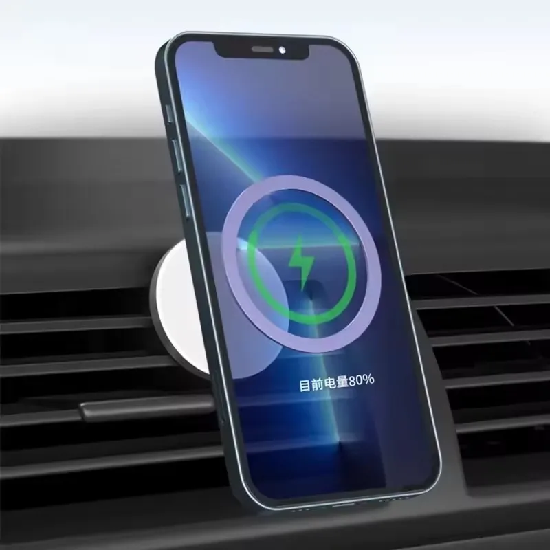ユニバーサル磁気金属プレートリング Magsafe ワイヤレ - Wireless Car Charger のレビューと価格