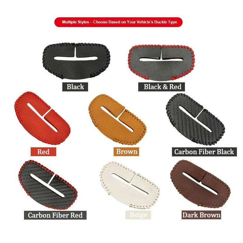 [MS]ユニバーサルレザーカーセーフティシートベルト傷防止カ - Leather Car Seat Cover のレビューと価格