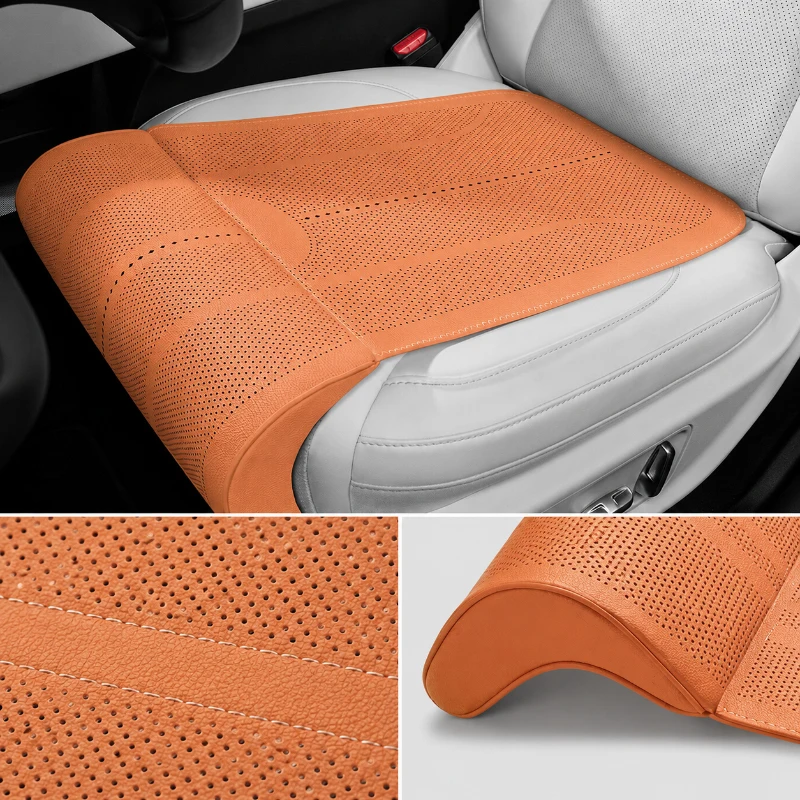 ユニバーサルカーシートクッション通気性PUレザーシートカバー - Leather Car Seat Cover のレビューと価格