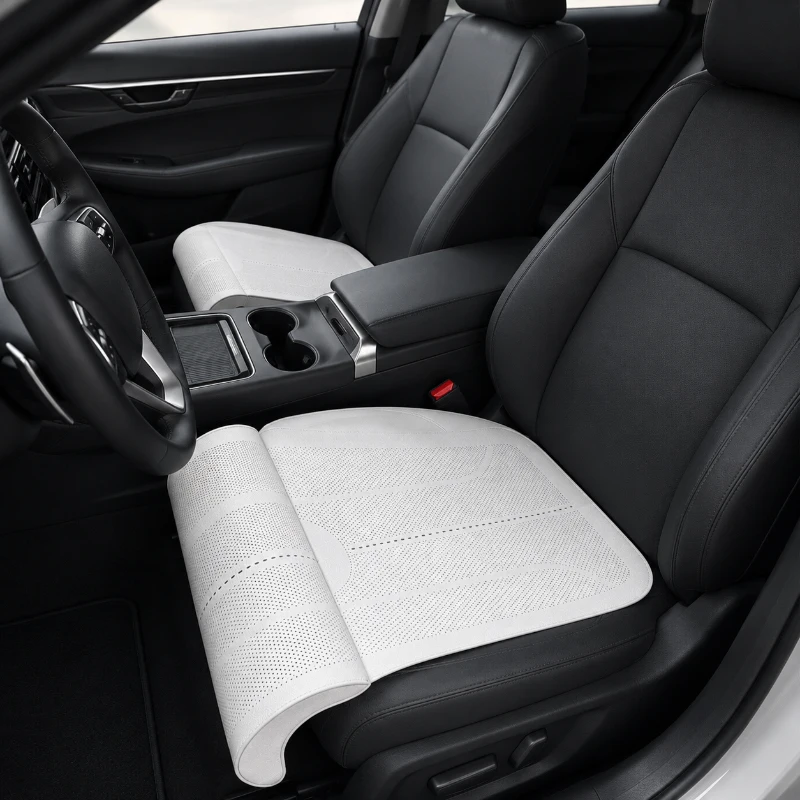 ユニバーサルカーシートクッション通気性PUレザーシートカバー - Leather Car Seat Cover のレビューと価格