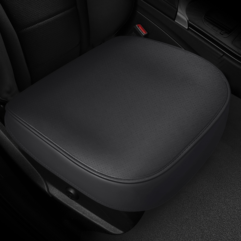 穴あきレザーカーシートカバーフロントボトムシートクッションカ - Leather Car Seat Cover のレビューと価格