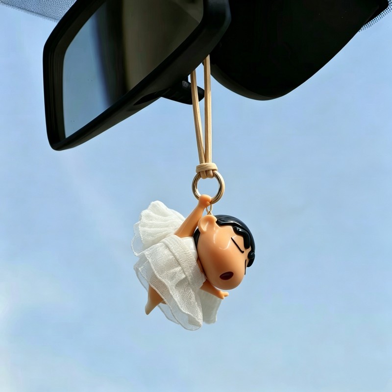 クレヨンしんちゃん エンジェルバレエ ミニカーバックミラー吊 - Car Accessories Inside のレビューと価格
