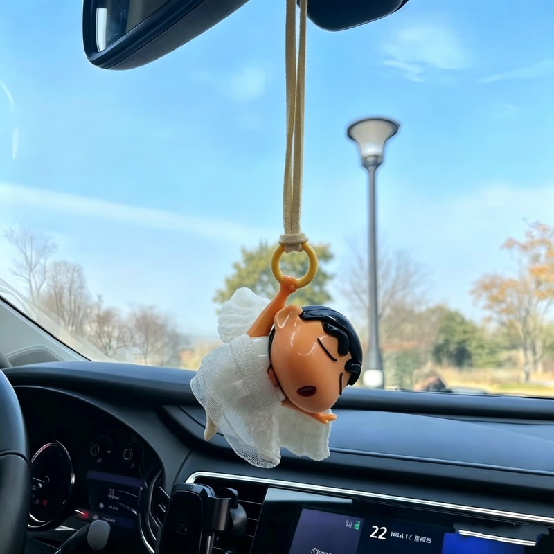 クレヨンしんちゃん エンジェルバレエ ミニカーバックミラー吊 - Car Accessories Inside のレビューと価格