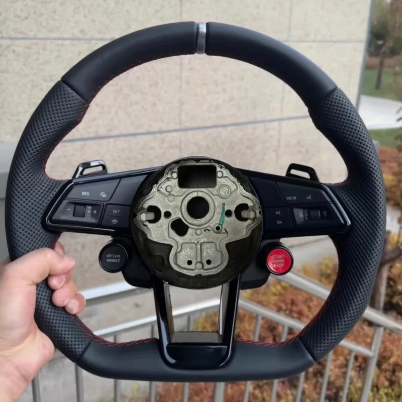 車のステアリングホイールスエードレザーフォルクスワーゲンマゴ - Car Accessories For Steering Wheel のレビューと価格