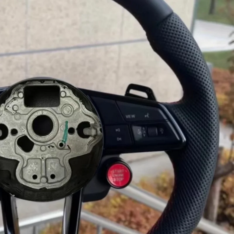 車のステアリングホイールスエードレザーフォルクスワーゲンマゴ - Car Accessories For Steering Wheel のレビューと価格
