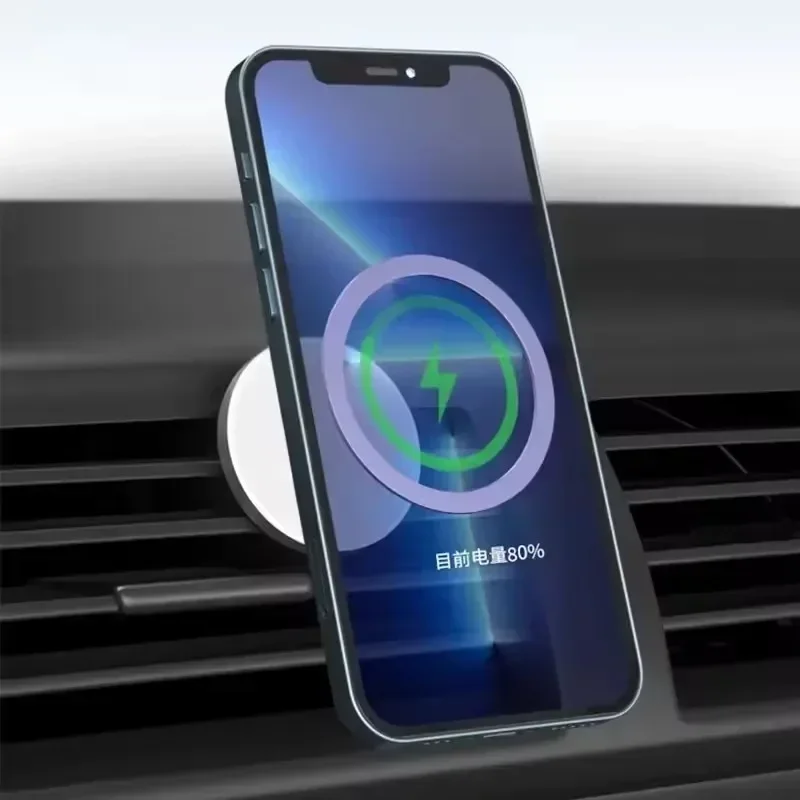 マグセーフワイヤレス充電器用ユニバーサル磁気金属プレートリン - Wireless Car Charger のレビューと価格