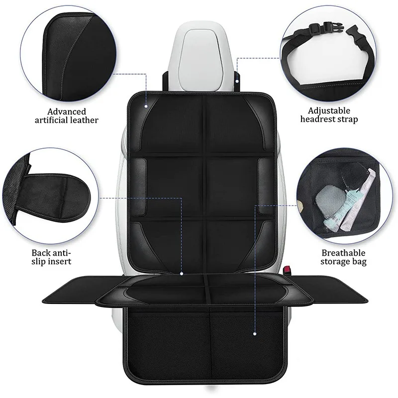 テスラ モデル3 Y 車用シートカバー 子供用 ベビー 女の - Leather Car Seat Cover のレビューと価格