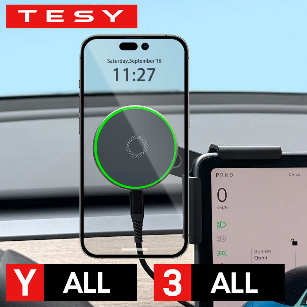 車載スマホホルダー 15W マグネット式ワイヤレス充電器 M - Wireless Car Charger のレビューと価格