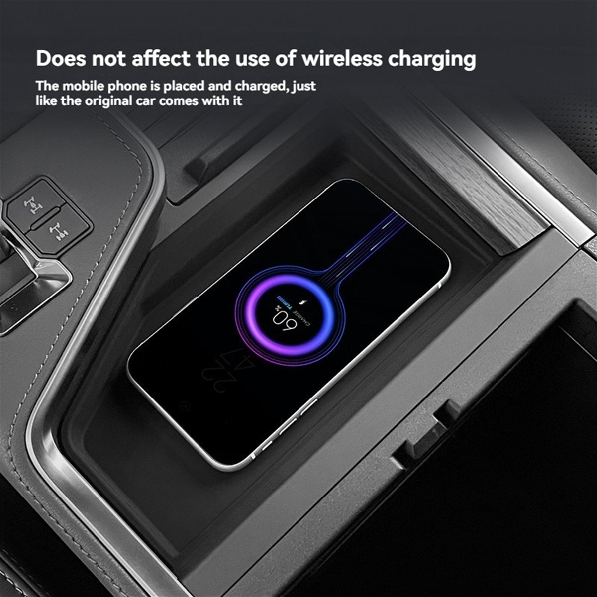 スーパーセール 車用センターコンソール ワイヤレス充電器 シ - Wireless Car Charger のレビューと価格