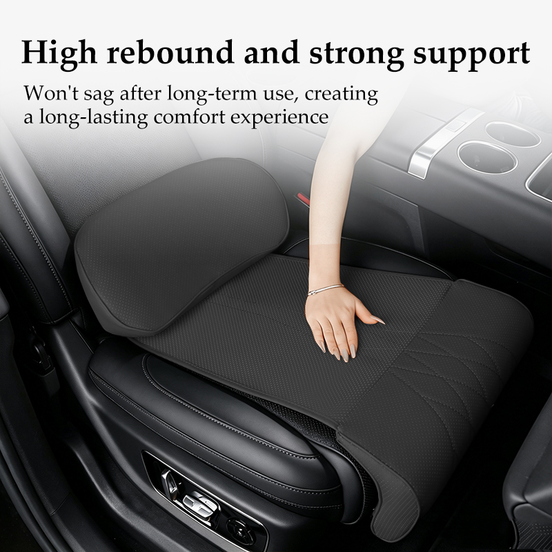 ナッパレザーレッグサポートエクステンションシートカバーメモリ - Leather Car Seat Cover のレビューと価格