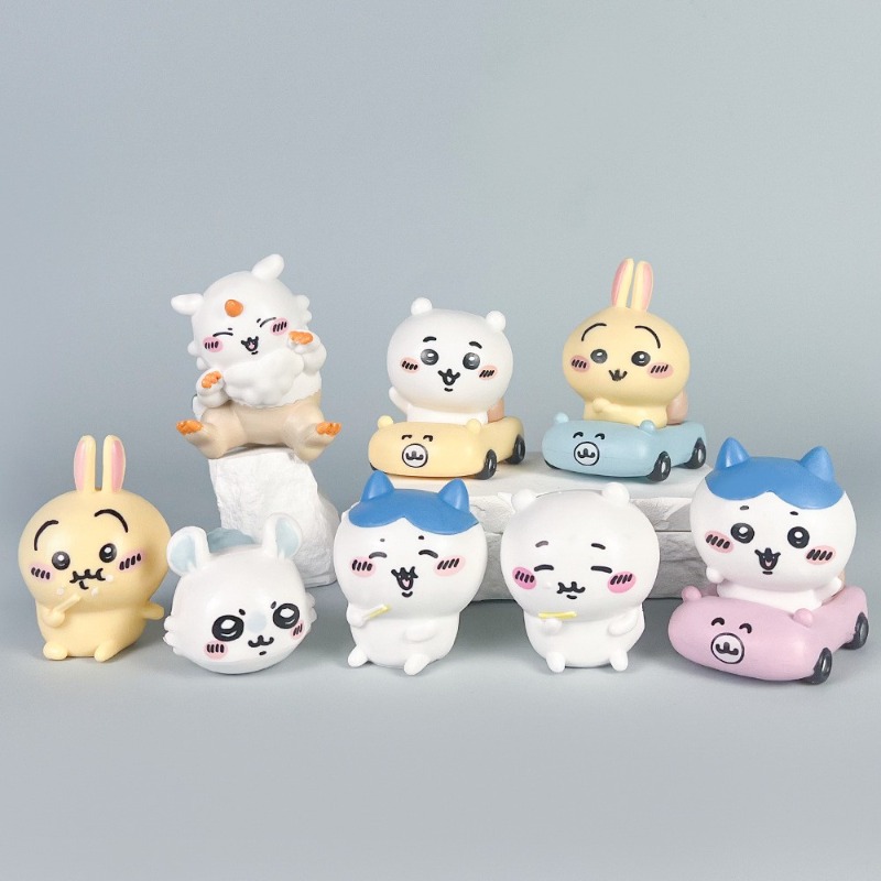 流行の置物 ハチワレうさぎ 漫画風 かわいい 車内装飾品 小 - Car Accessories Inside のレビューと価格