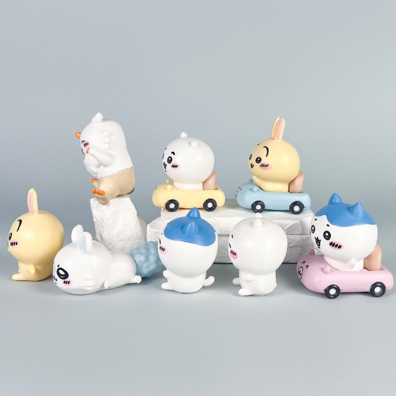 流行の置物 ハチワレうさぎ 漫画風 かわいい 車内装飾品 小 - Car Accessories Inside のレビューと価格