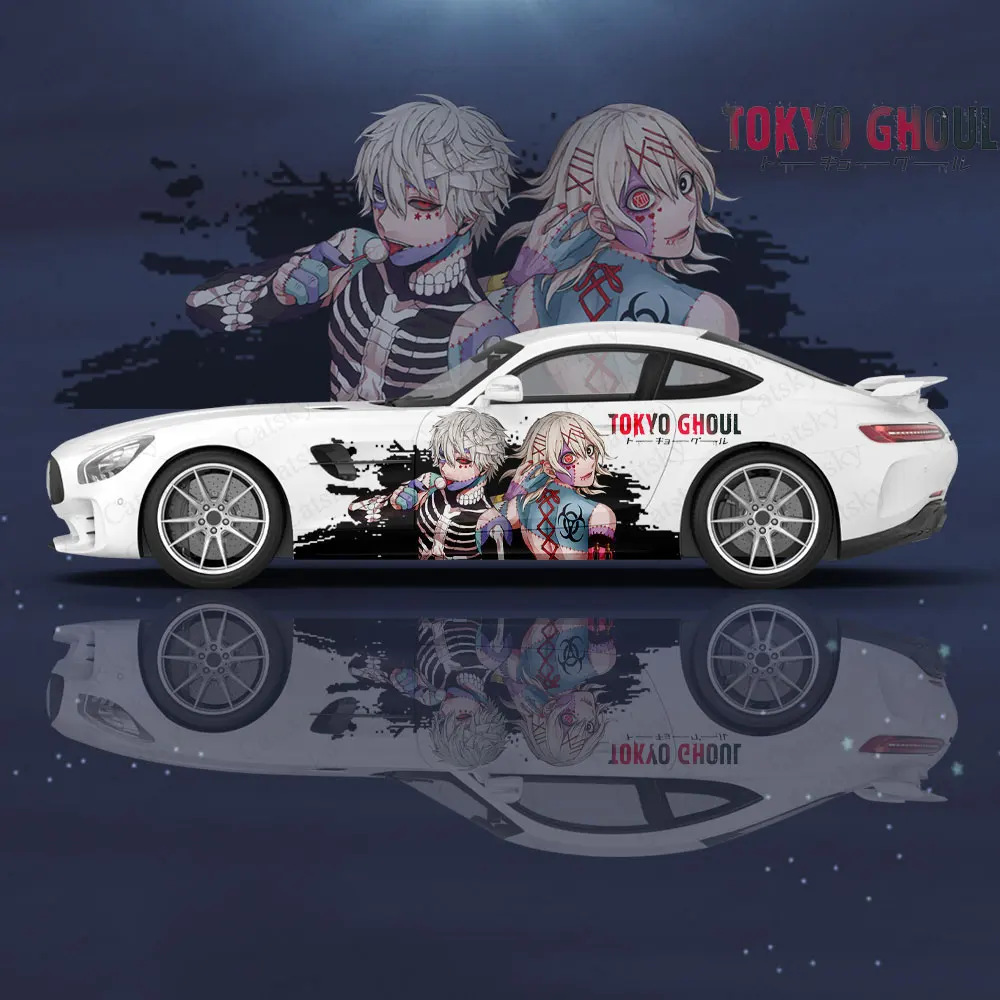 アニメ東京グールカスタム車のステッカーデカールフードドアボデ - Car Accessories In Tokyo のレビューと価格