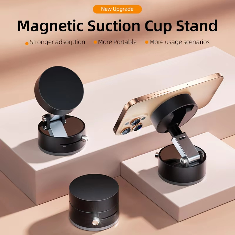 マグセーフ対応吸盤式マグネット式携帯電話ホルダー 真空吸着デ - Wireless Car Charger のレビューと価格