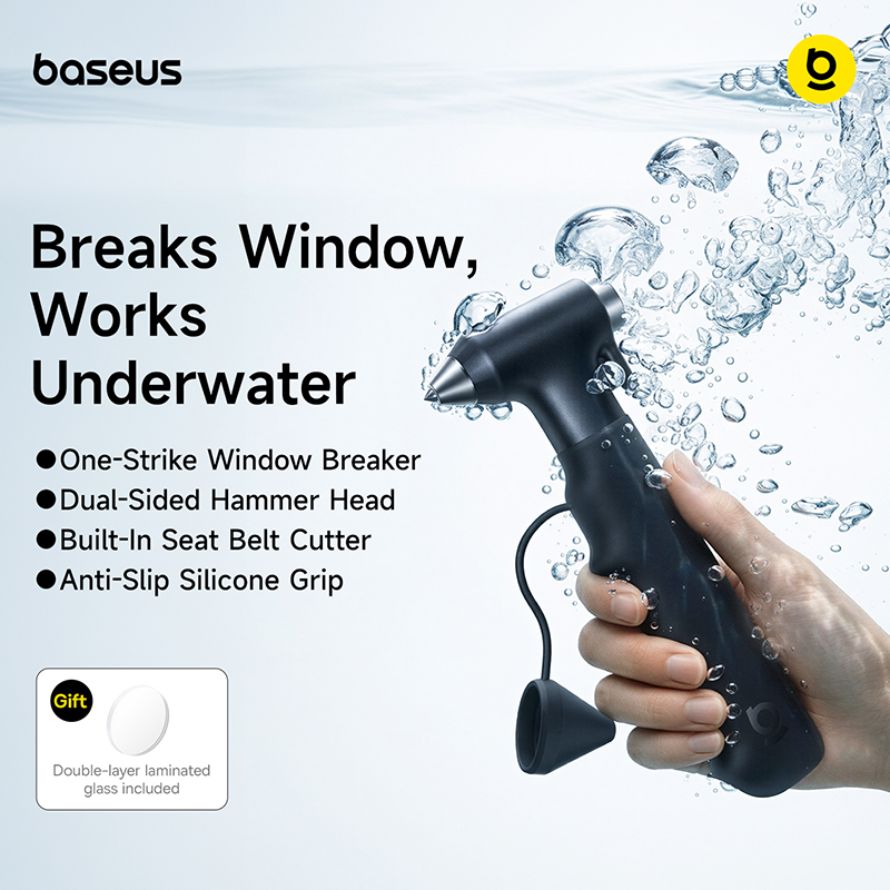 Baseus GoTrip DT2 車用安全ハンマー 2 i - Car Emergency Tool Kit のレビューと価格