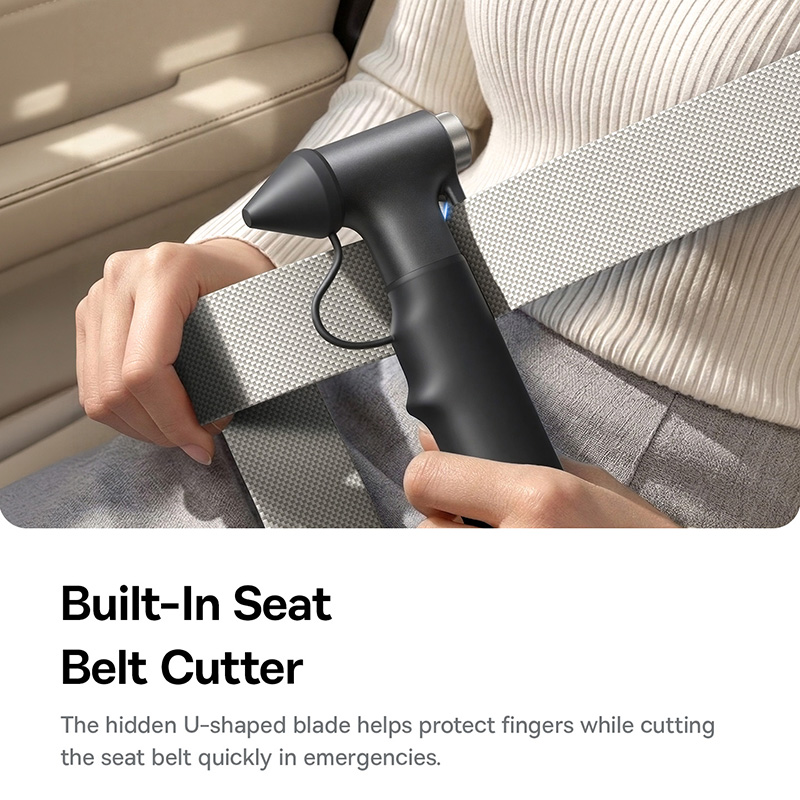 Baseus GoTrip DT2 車用安全ハンマー 2 i - Car Emergency Tool Kit のレビューと価格